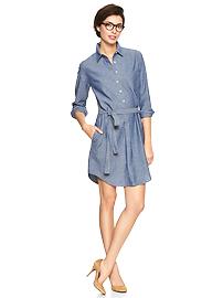 Classic chambray shirtdress, wardrobe staples 2014