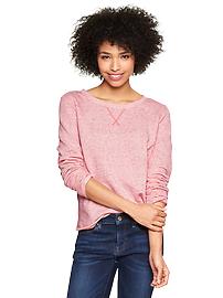 Relaxed pink sweatshirt, wardrobe staples 2014