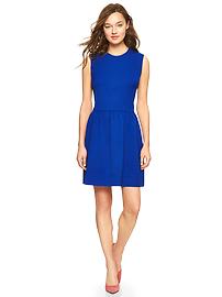 Flattering cobalt fit and flare dress, wardrobe staples 2014