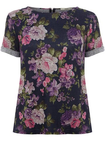 Floral tee - midlife chic