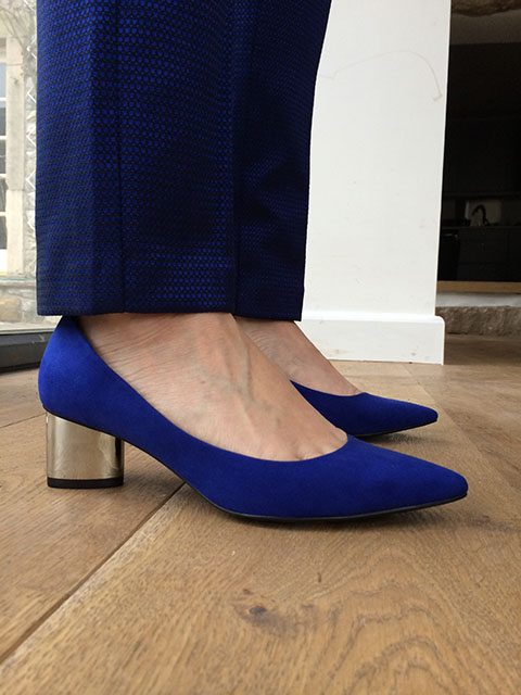 Cobalt shoes midlife chic