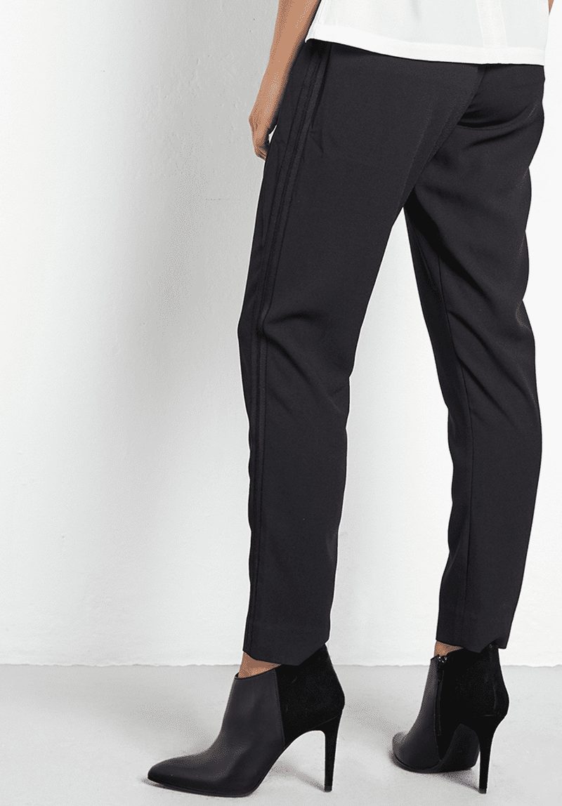 Side stripe trousers