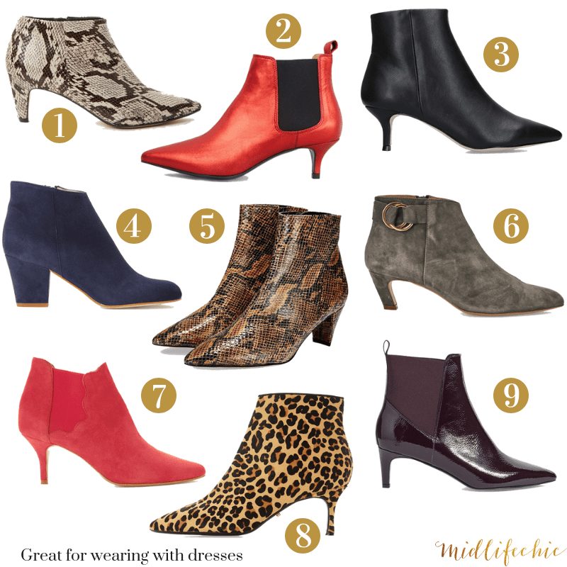 best ankle boots for different trouser shapes