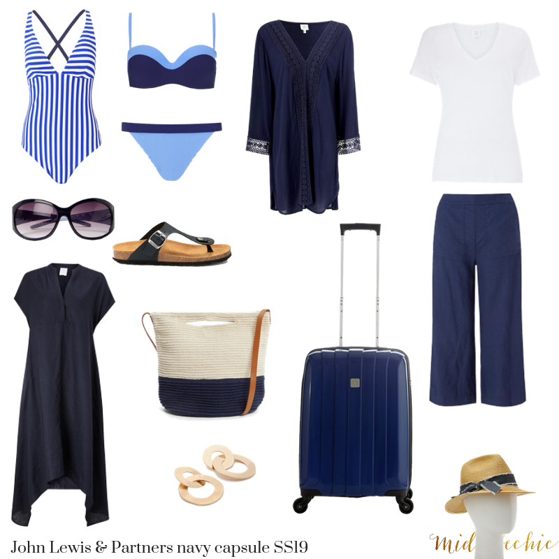 Swimwear, beach and holiday packing