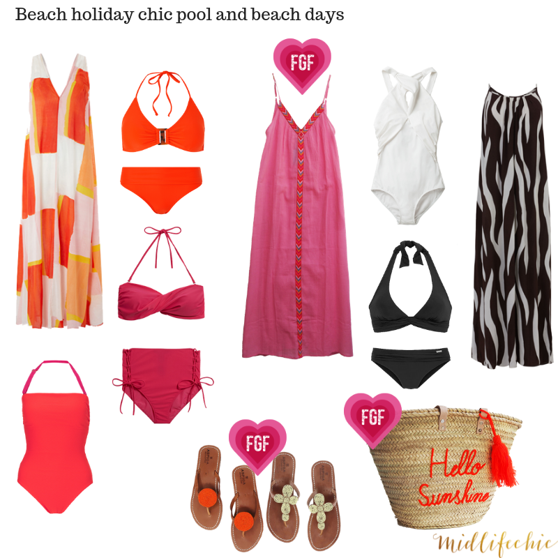 Packing for a hot beach holiday - women over 40