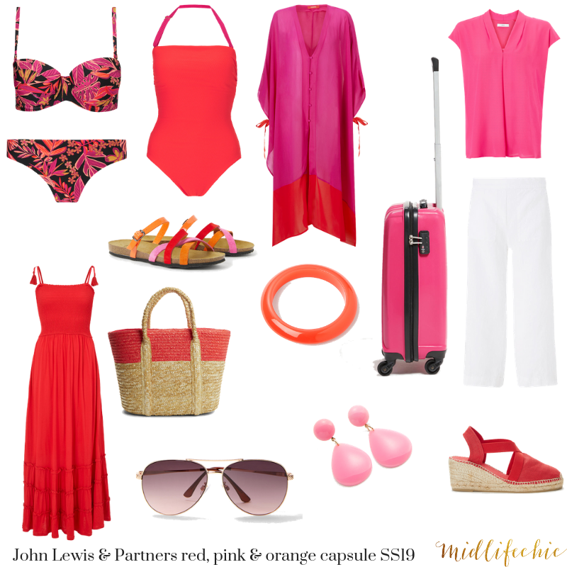 Swimwear, beach and holiday packing
