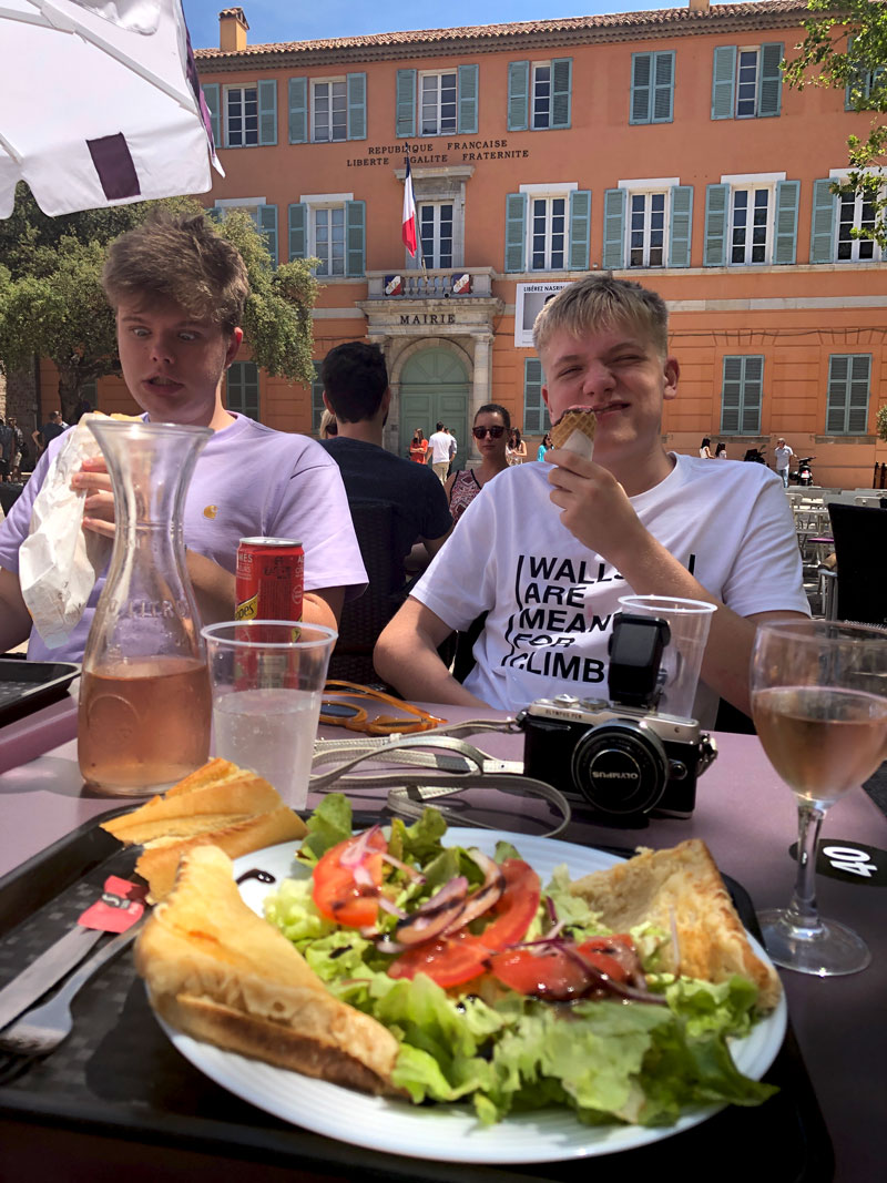  long weekend with teens in the French Riviera