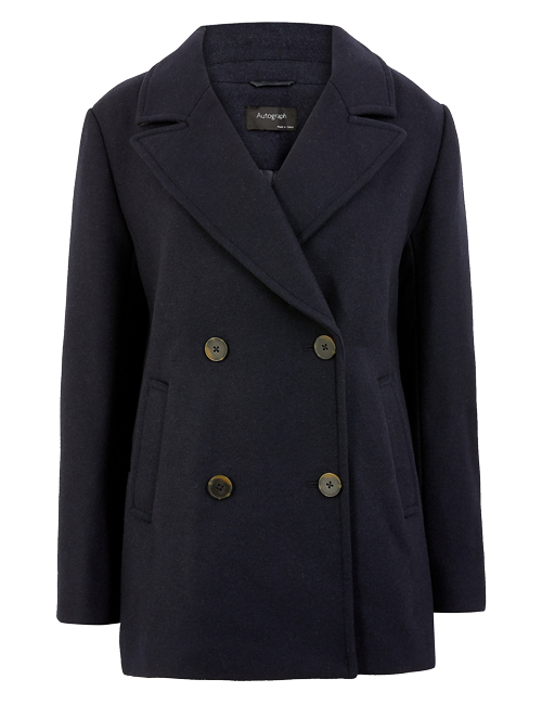 AW19 - M&S peacoat