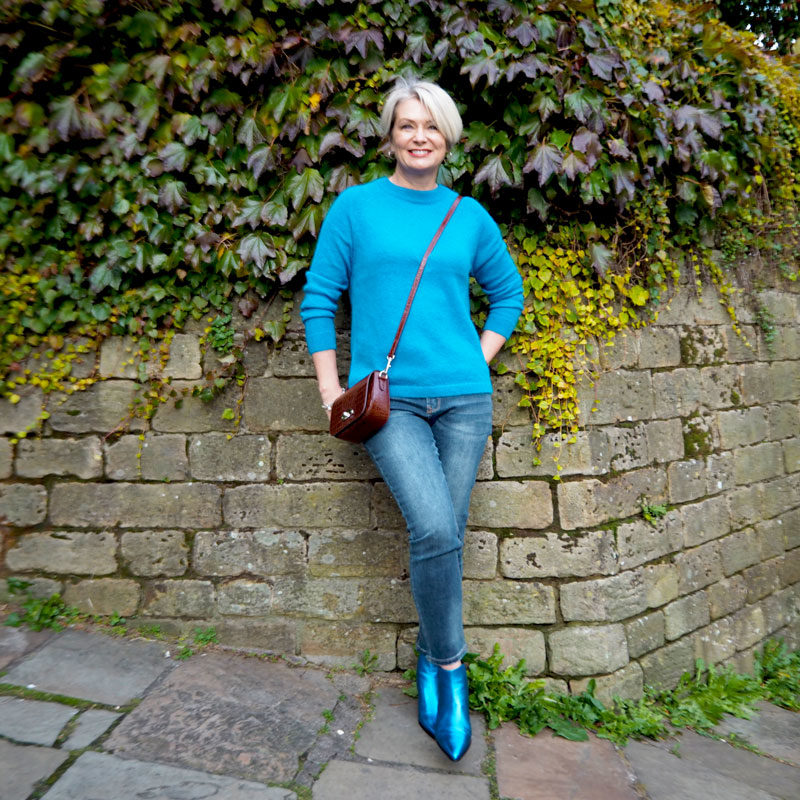 Midlifechic skinny jeans and jumper