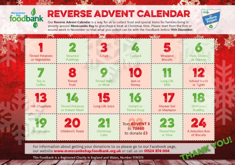 reverse advent calendars 2019