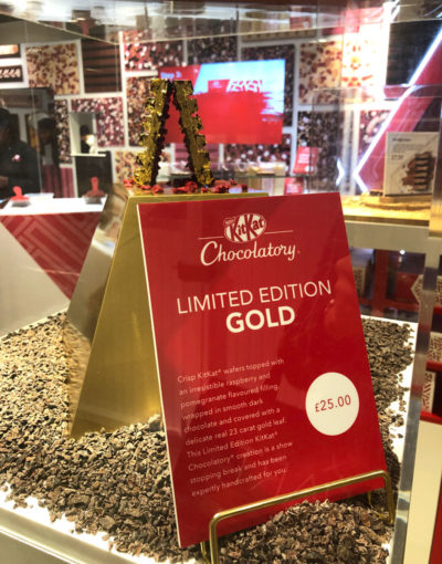 gold leaf KitKat