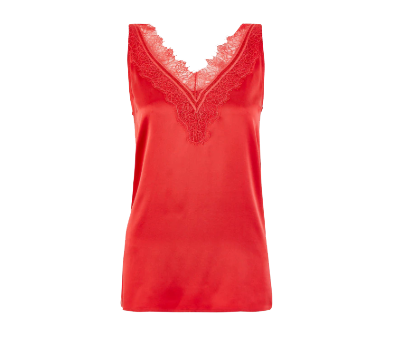 wide strapped silk camisole