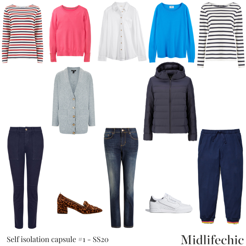 capsule wardrobe for the week - smart casual