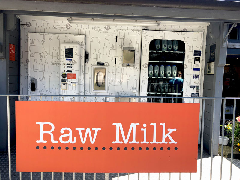 Sizergh raw milk