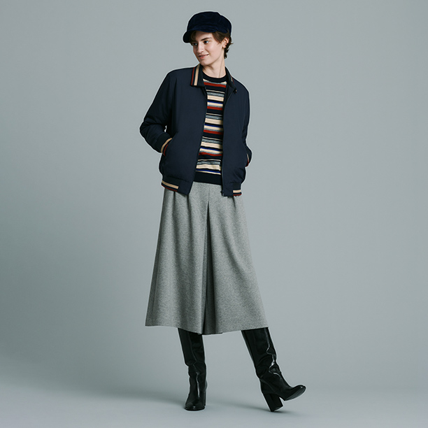 Inès de La Fressange at Uniqlo Autumn 2020