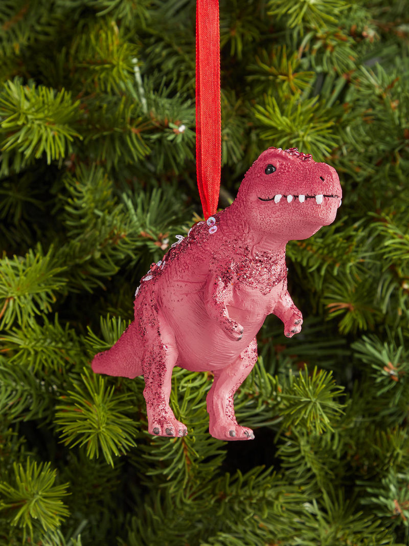 dinosaur Christmas tree bauble