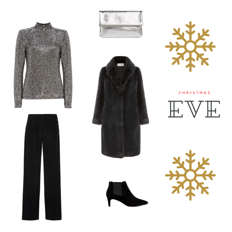 Midlifechic Christmas Eve outfit