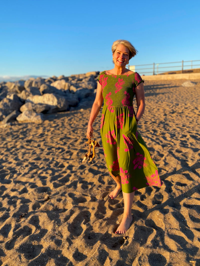 Midlifechic Boden beach dress