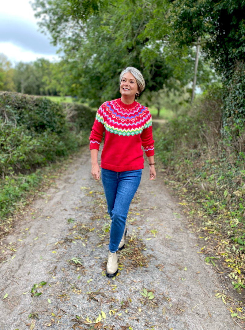 Midlifechic Boden Fair Isle jumper review