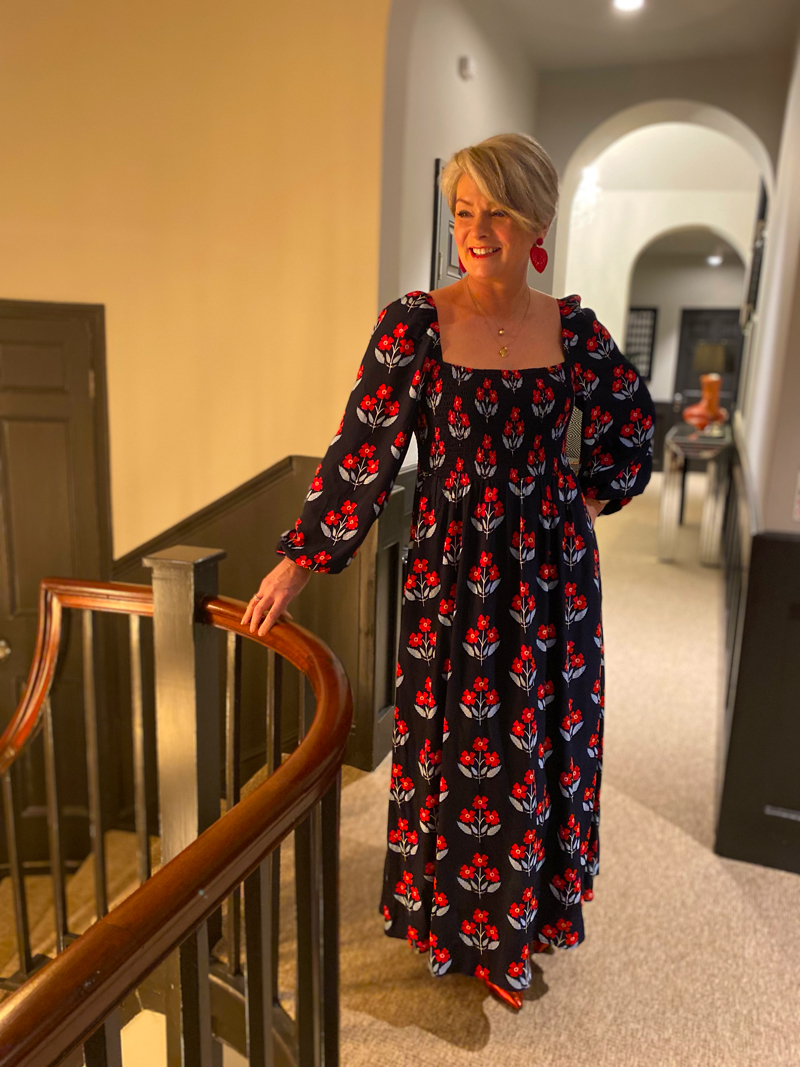 Midlifechic Boden Connie smocked midi-dress review