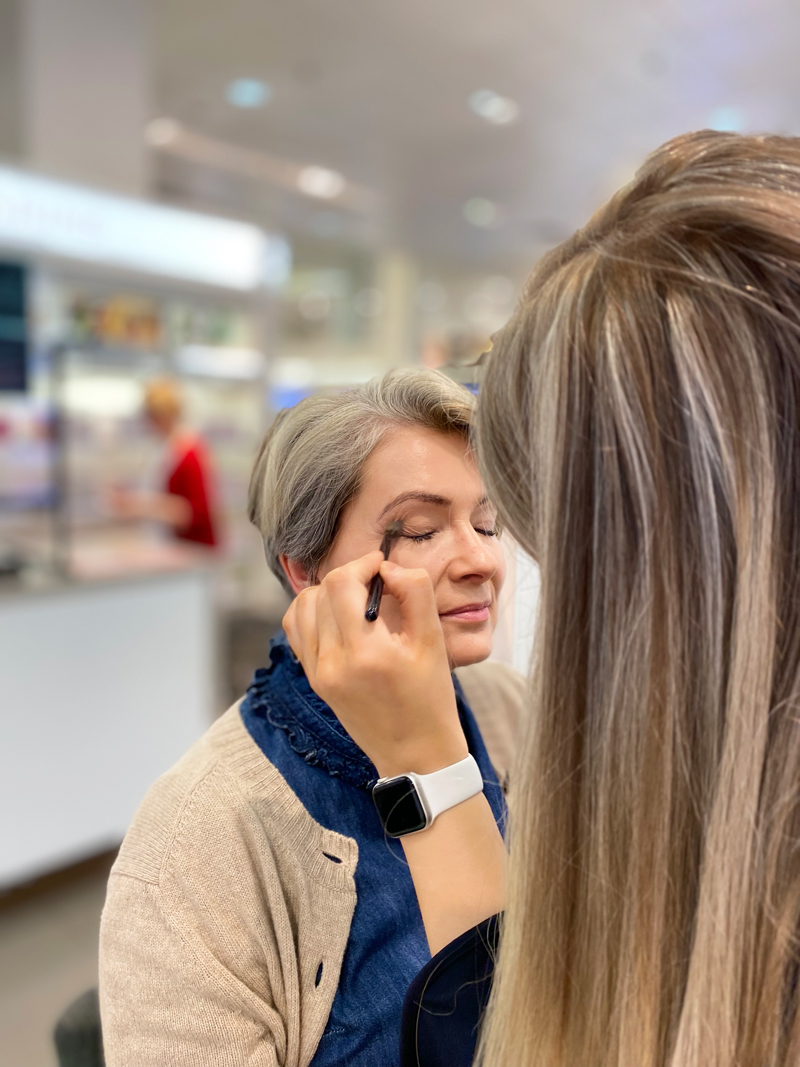 Using bronzer as blusher