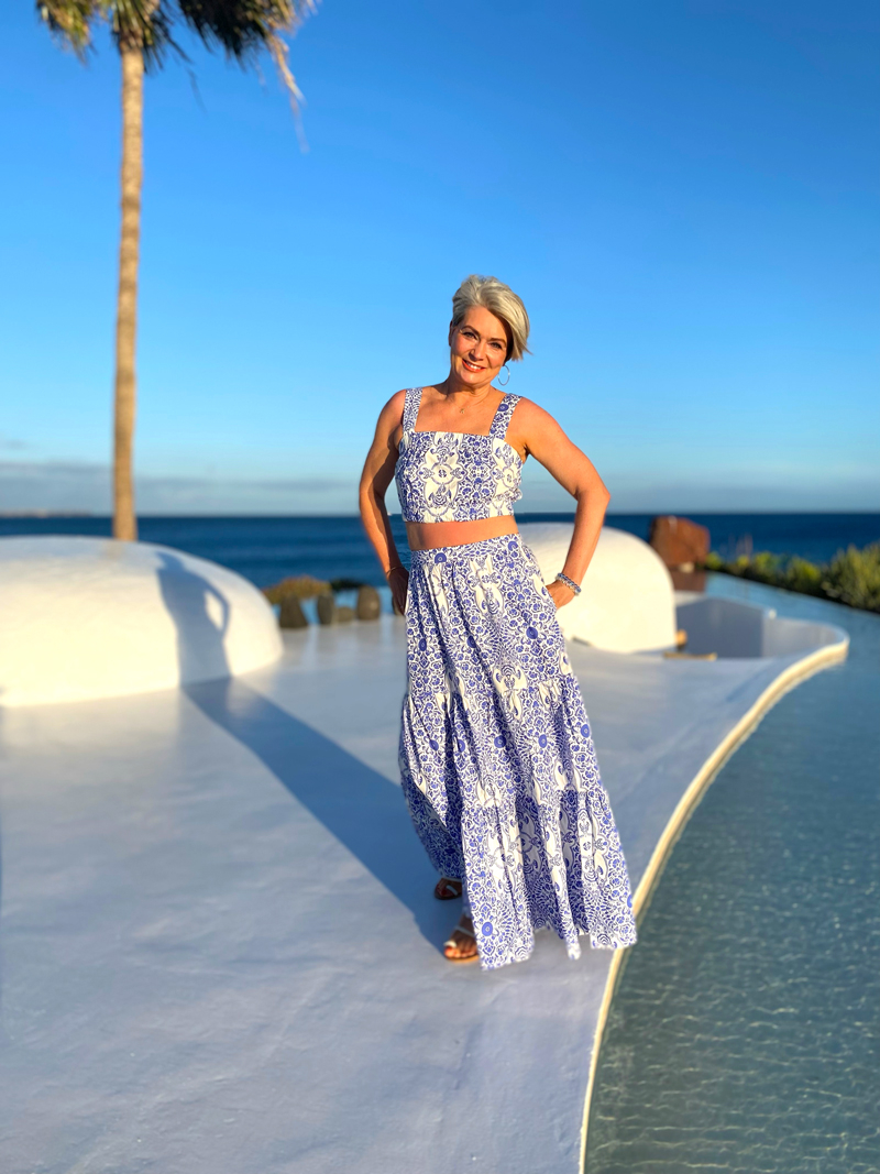 Nikki Garnett Ageless style - summer holiday looks