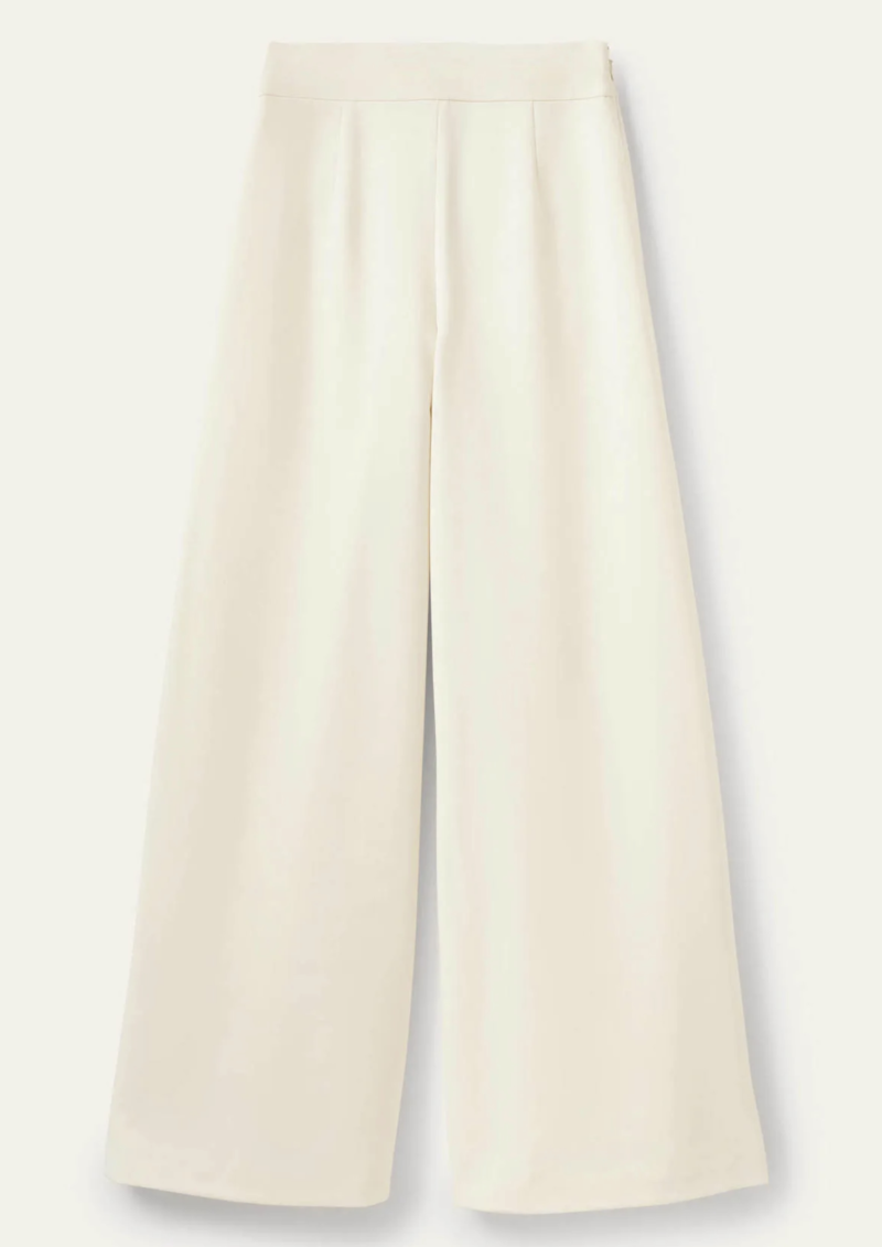 Midlifechic Boden review ivory palazzo pants SS22