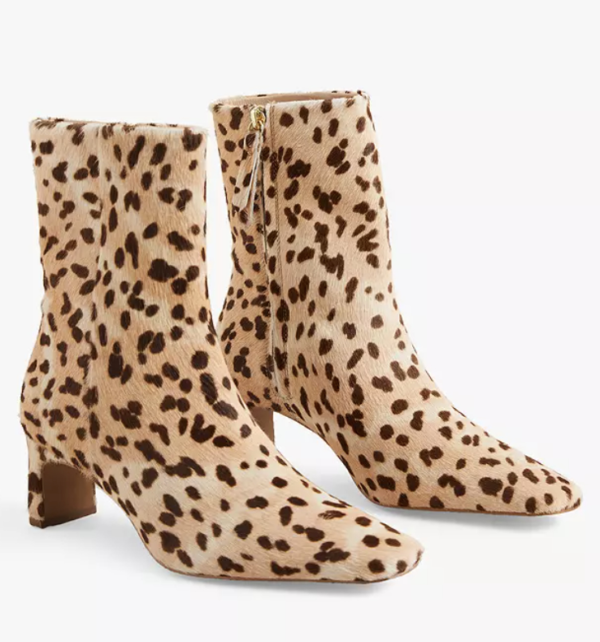 Boden leopard boots sale bargains