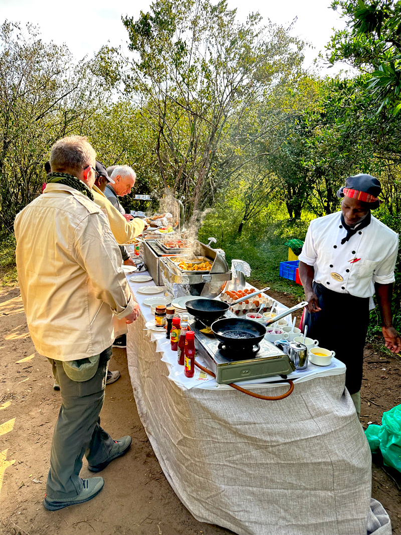 Breakfast in the Masai Mara