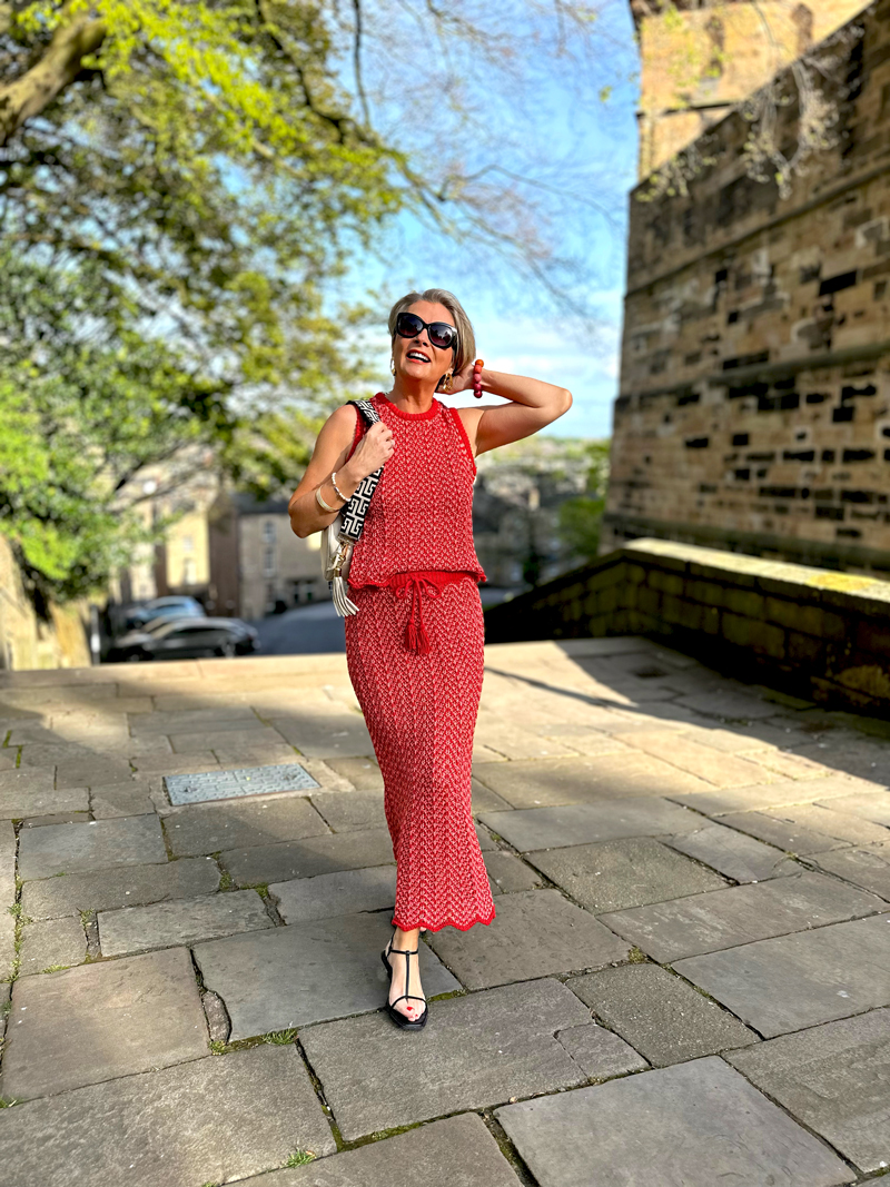 JL-coral-knit-1 Nikki Garnett, style for women over 50