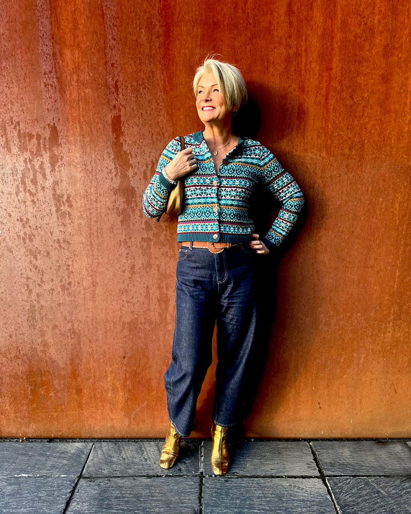 Colourful clothes for a British Winter