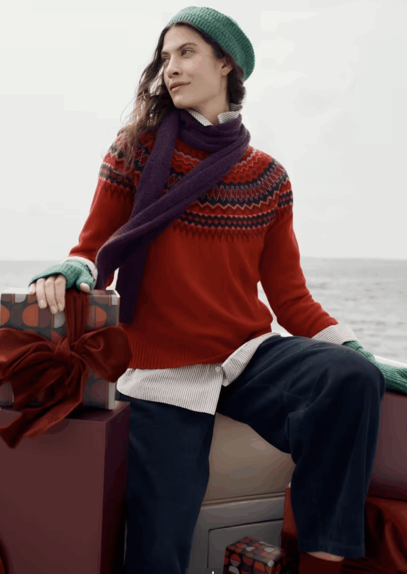 Colourful clothes for a British Winter