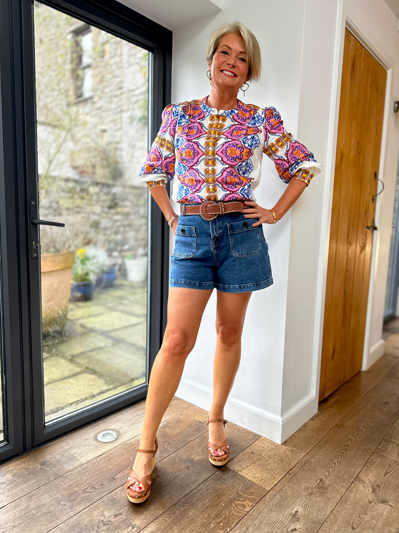 Best denim shorts for women over 50