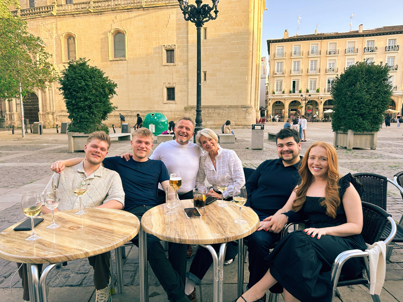 Garnett Family Logrono Spain